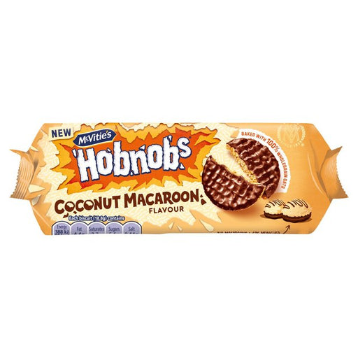 McVitie's Hobnobs Chocolate Coconut Macaroon Biscuits 262g Botiga