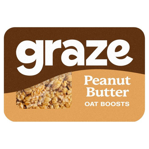 Graze Protein Peanut Butter Vegan Snacks With Oats 50g Botiga