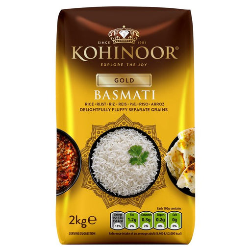 Kohinoor Gold Basmati Rice 2kg Botiga