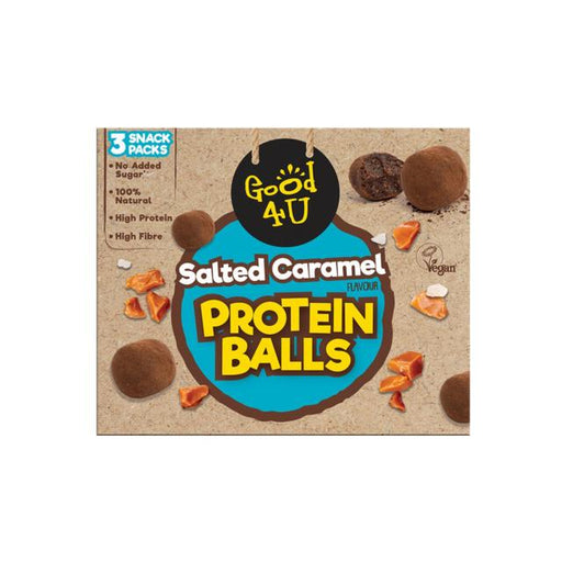 GOOD4U PROTEIN BALLS SALTED CARAMEL MULTIPACK 3 x 40g Botiga