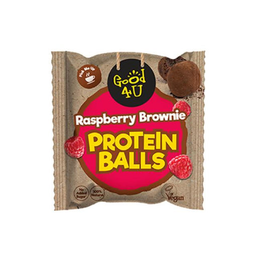 GOOD4U PROTEIN BALLS RASPBERRY BROWNIE MULTIPACK 3 x 40g Botiga