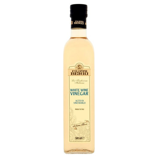Filippo Berio White Wine Vinegar 500ml Botiga