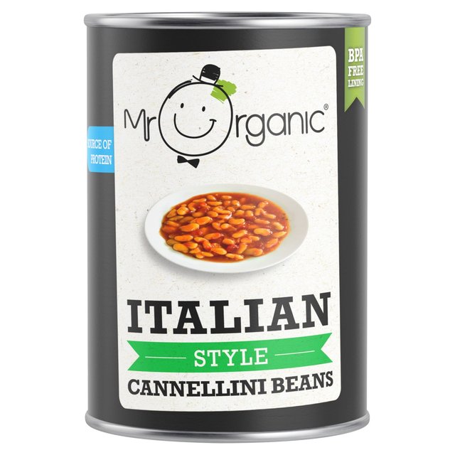 Mr Organic Italian Style Cannellini Beans 400g Botiga