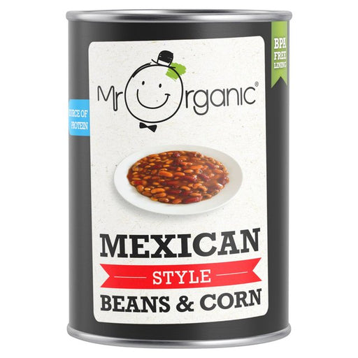 Mr Organic Mexican Style Beans & Corn 400g Botiga