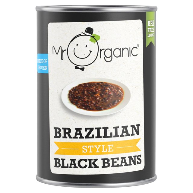 Mr Organic Brazilian Style Black Beans 400g Botiga