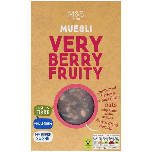 M&S Very Berry Fruity Muesli 600g Botiga