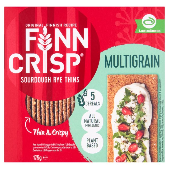 Finn Crisp Multigrain Thin Crispbread 175g Botiga