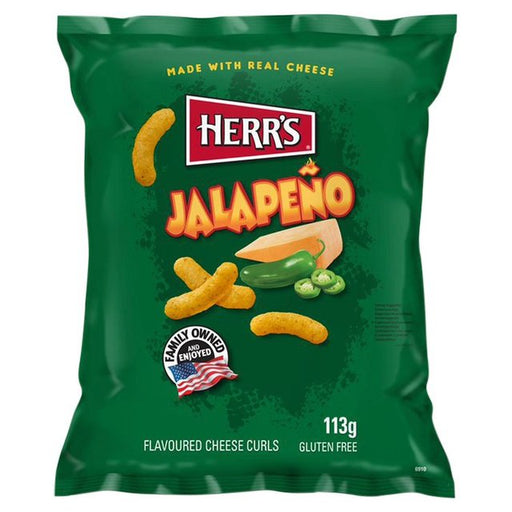 Herrs Jalapeno Cheese Curls 113g Botiga