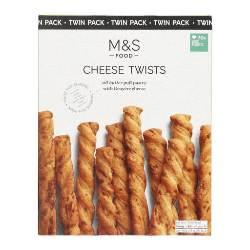 M&S Cheese Twists Twin Pack 250g Botiga