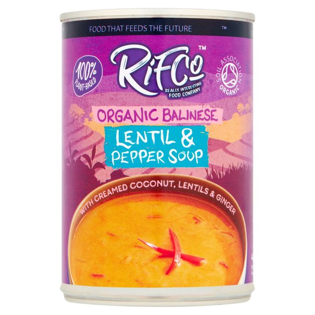 Rifco Organic Free From Balinese Lentil & Red Pepper Soup 400g Botiga