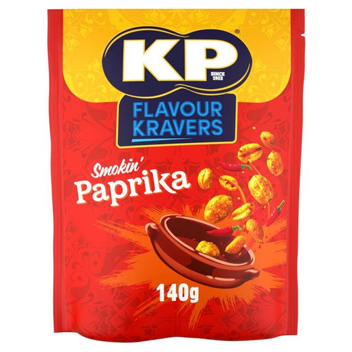 KP Nuts Flavour Kravers Smokin' Paprika Peanuts 140g Botiga