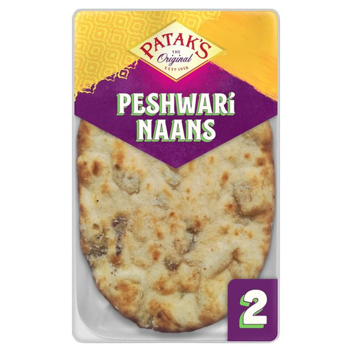 Patak's Peshwari Naan Breads 2 per pack Botiga