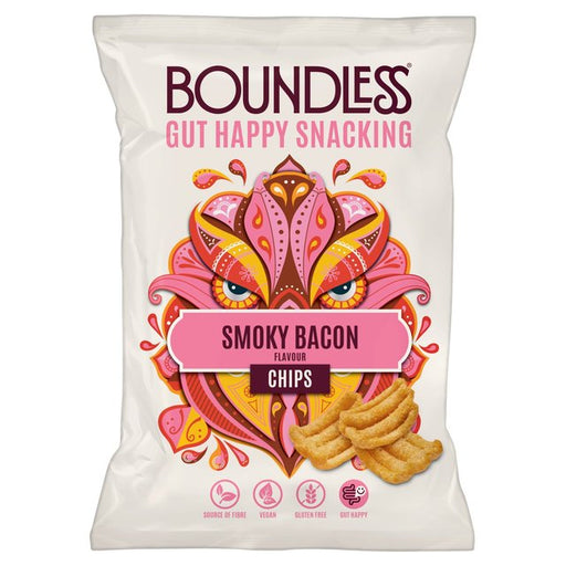 Boundless, Smoky Bacon Chips, Sharing Bag 80g Botiga