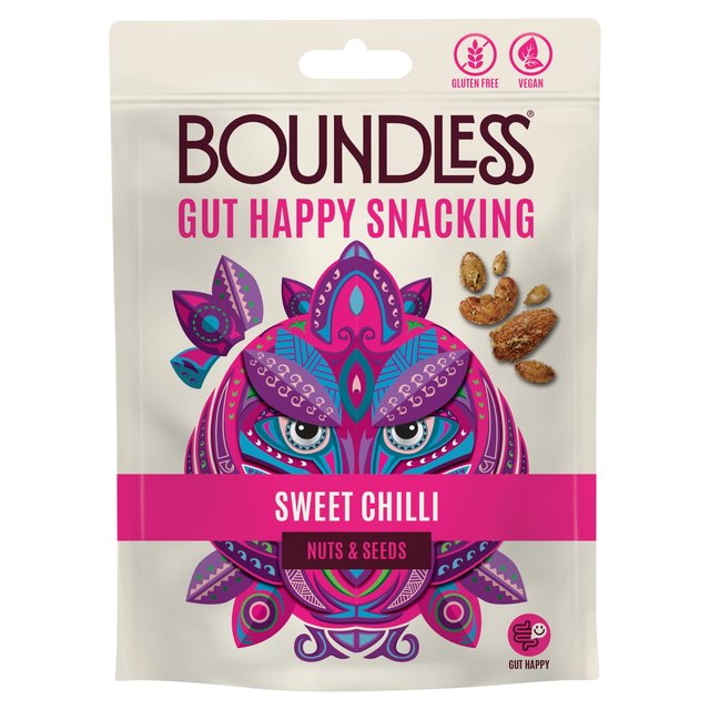 Boundless, Sweet Chilli Nuts & Seeds, Sharing Bag 90g Botiga