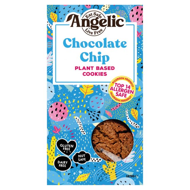 Angelic Free From Chocolate Chip Cookies 125g Botiga