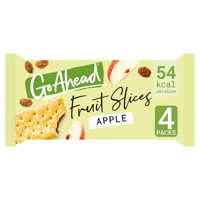 Go Ahead Apple Crispy Fruit Slices Snack Bars Multipack 4 per pack Botiga