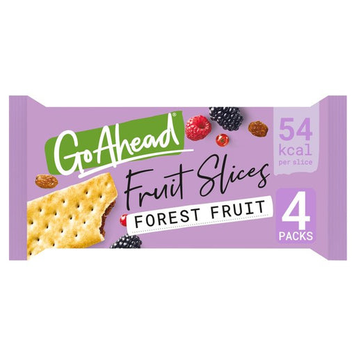 Go Ahead Forest Fruit Crispy Fruit Slices Snack Bars Multipack 4 per pack Botiga