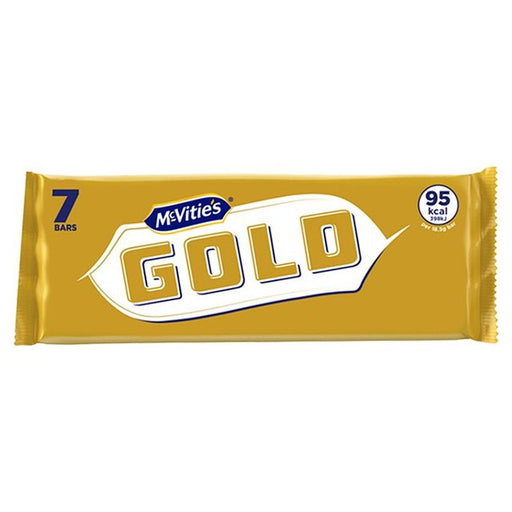 McVitie's Gold Caramel Flavour Biscuit Bars Multipack 7 per pack Botiga