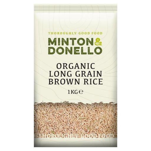 Mintons Good Food Organic Long Grain Brown Rice 1kg Botiga