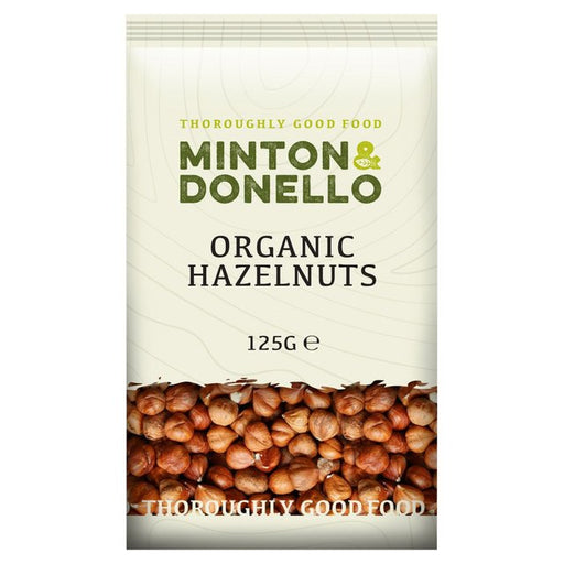 Mintons Good Food Organic Hazelnuts 125g Botiga