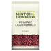 Mintons Good Food Organic Cranberries 125g Botiga