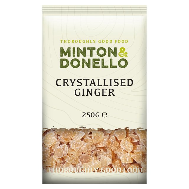 Mintons Good Food Crystallised Ginger 250g Botiga