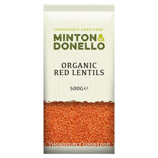 Mintons Good Food Organic Red Split Lentils 500g Botiga