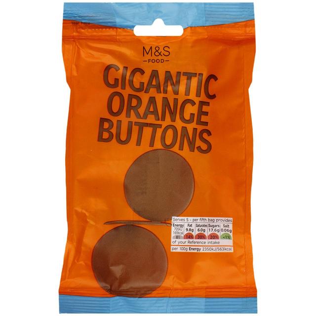 M&S Gigantic Orange Buttons 150g Botiga