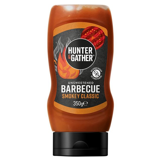 Hunter & Gather Unsweetened BBQ Sauce 350g Botiga