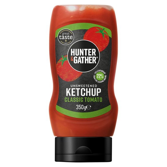 Hunter & Gather Unsweetened Tomato Ketchup 350g Botiga