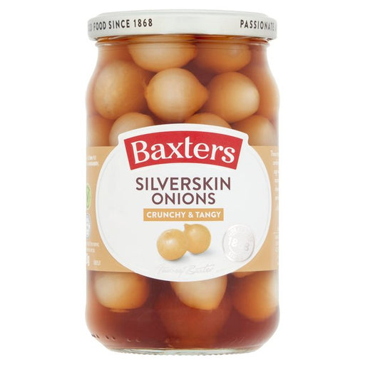 Baxters Tangy Silverskin Onions 440g Botiga