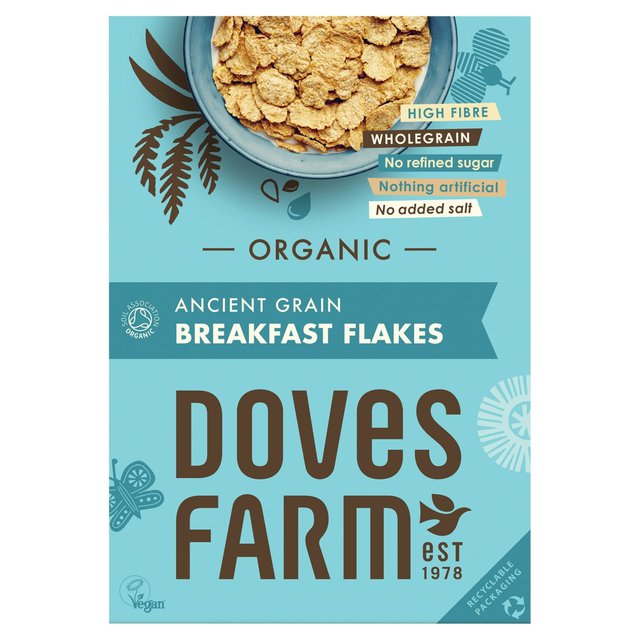 Doves Farm Organic Ancient Grain Breakfast Flakes 375g Botiga