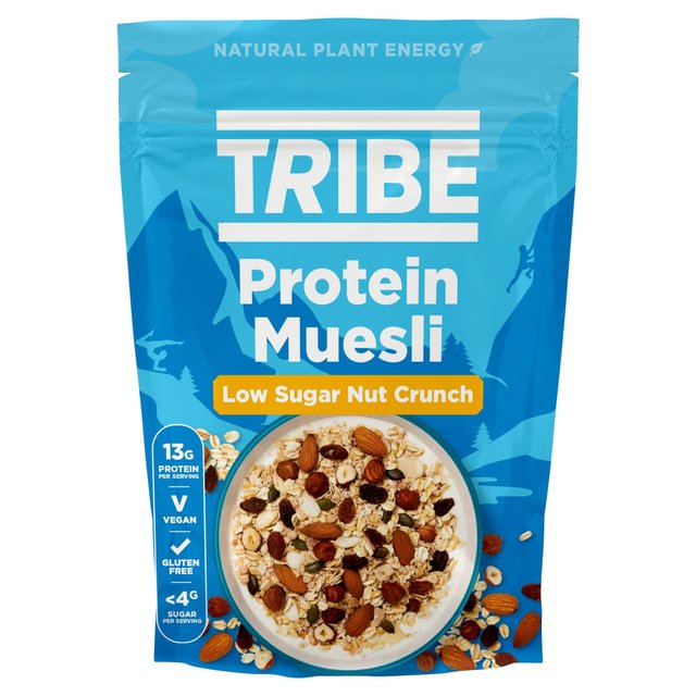 TRIBE Protein Muesli - Low Sugar Nut Crunch 400g Botiga