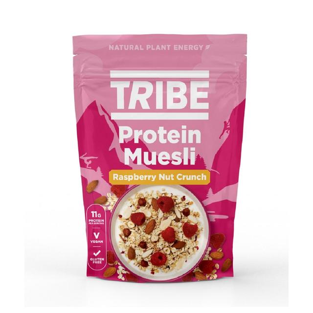 TRIBE Protein Muesli - Raspberry Nut Crunch 400g Botiga