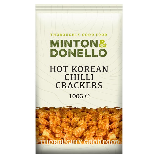 Mintons Good Food Hot Korean Chilli Crackers 100g Botiga