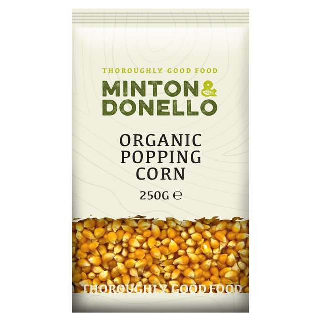 Mintons Good Food Organic Popping Corn 250g Botiga