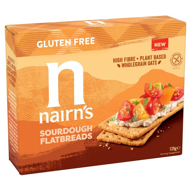 Nairns Gluten Free Sourdough Flatbreads 125g Botiga