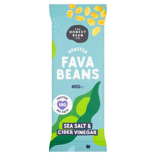 Honest Bean Co Roasted Fava Bean Sea Salt & Cider Vinegar 40g Botiga