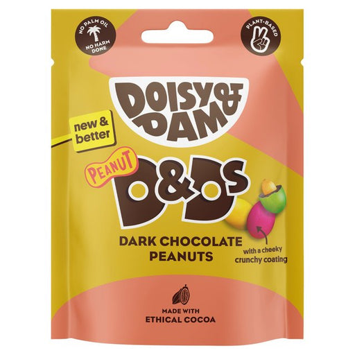 Doisy & Dam Vegan Chocolate Peanut D&Ds 80g Botiga