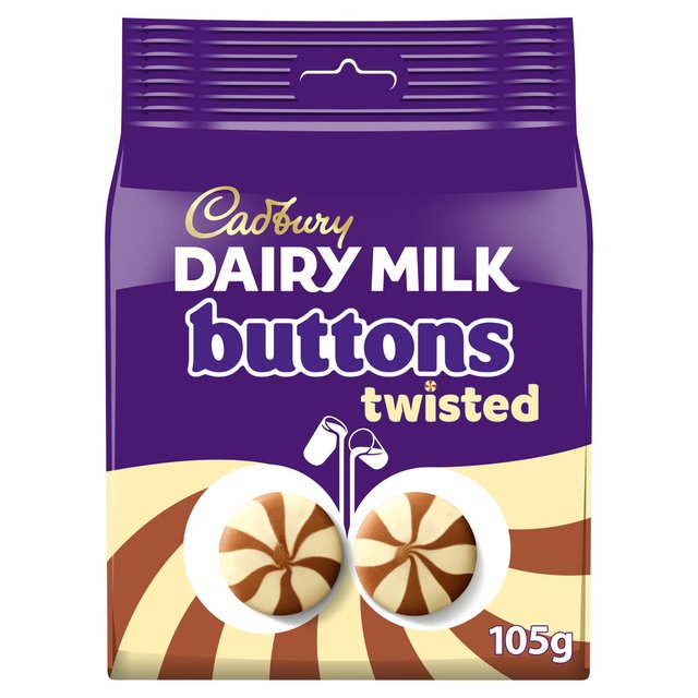 Cadbury Dairy Milk Chocolate Buttons Twisted 105g Botiga