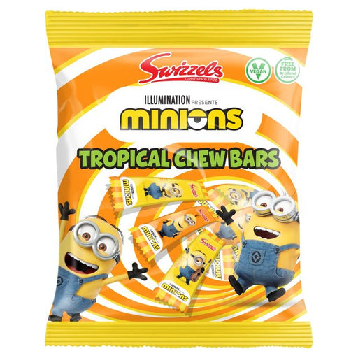 Swizzels Minions Mini Chew Bar Bag 140g Botiga