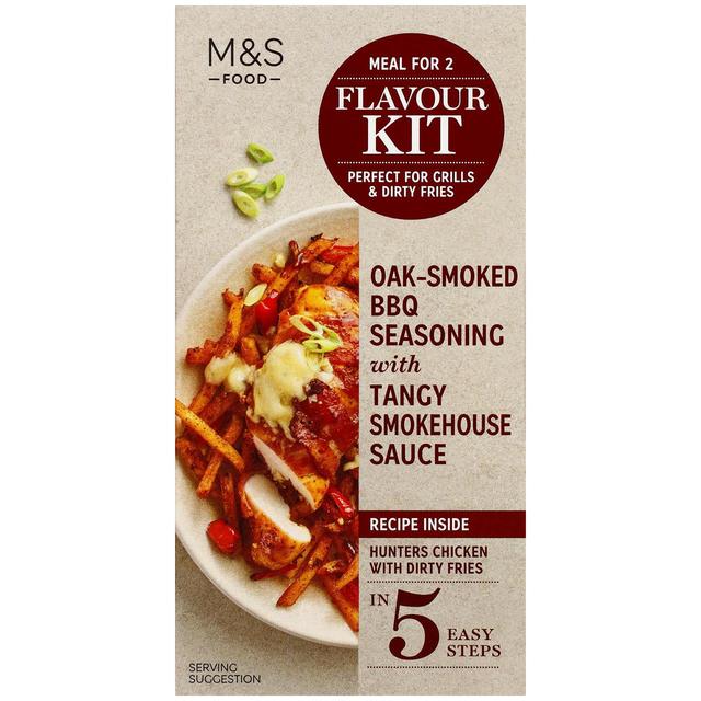 M&S Oak Smoked BBQ Seasoning with Smokehouse Sauce 40g Botiga