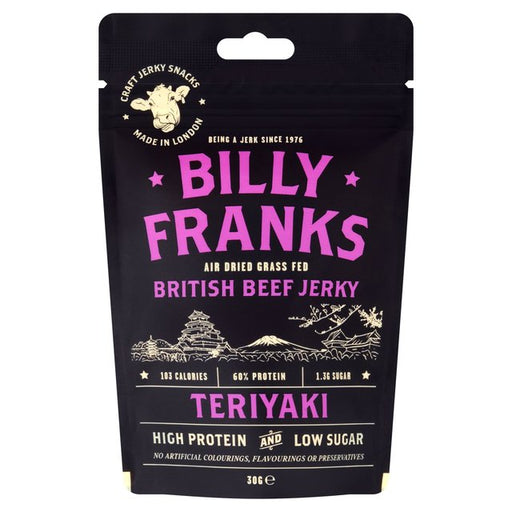 Billy Franks Teriyaki Beef Jerky 30g Botiga