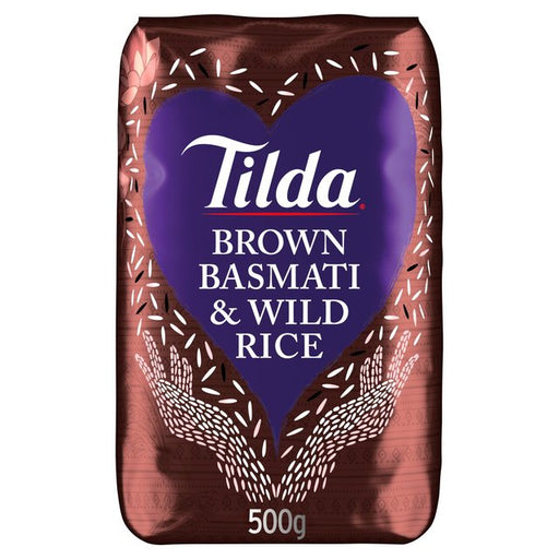 Tilda Brown Basmati and Wild Rice 500g Botiga