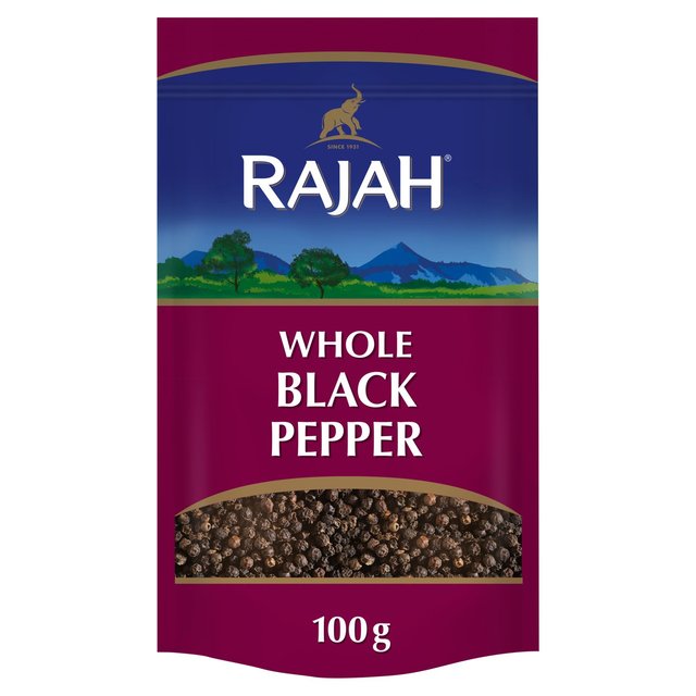 Rajah Spices Whole Black Pepper 100g Botiga