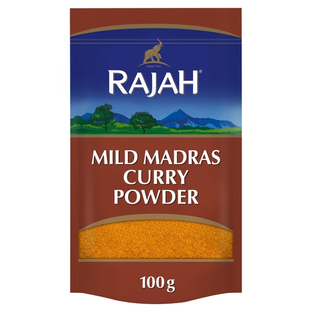 Rajah Spices Ground Mild Madras Curry Powder 100g Botiga