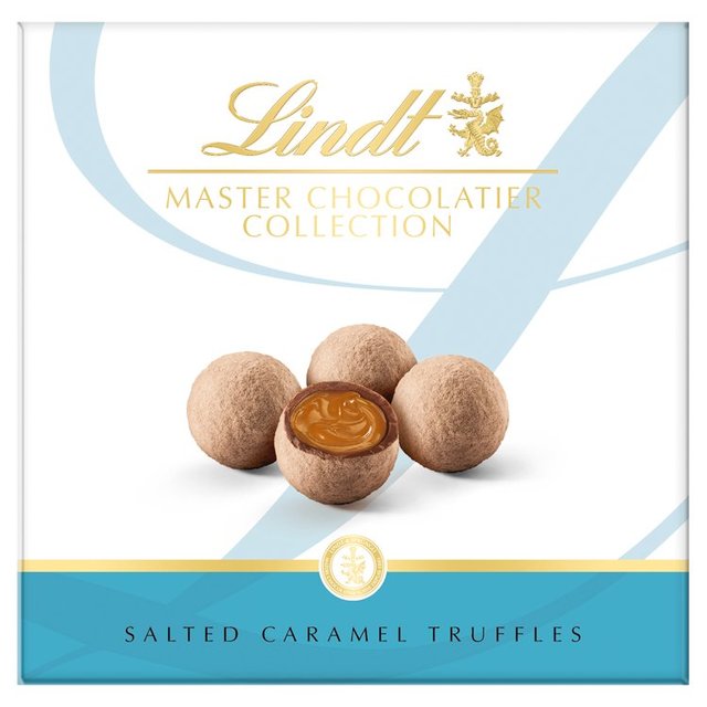 Lindt Master Chocolatier Salted Caramel Truffles Box 135g Botiga