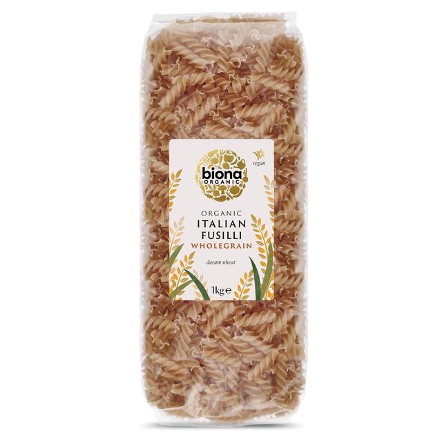 Biona Organic Whole Wheat Fusilli Pasta 1kg Botiga