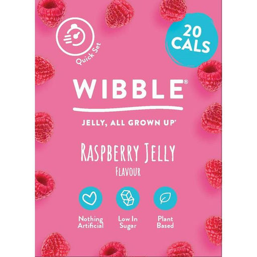 Wibble Raspberry Jelly Crystals 57g Botiga