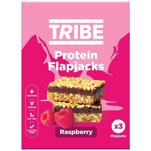 TRIBE Protein Flapjack - Raspberry 3 x 38g Botiga